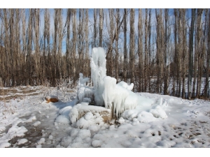 Oltu’da Her Yer Buz Oldu