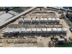 Çift Katlı Konteyner Kent 5 Gün Sonra Bitecek, 456 Depremzede Aile Yerleşecek