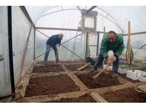 Mezitli Gönüllü Serası İhtiyaç Sahipleri İçin Üretiyor