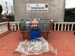 Tekirdağ’da 245 Litre Sahte İçki Ele Geçirildi