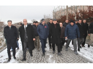 Bakan Soylu Ve Kurum, Tarihi Harput Mahallesi’nde İncelemede Bulundu