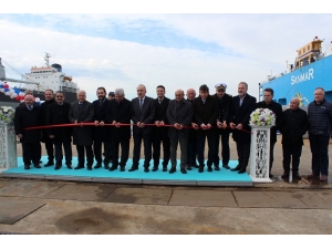 Yalova’nın İlk Ve Tek Deniz Süpürge Gemisi Denize İndirildi