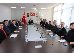 Belediye’de Üst Yönetim Toplantısı Gerçekleştirildi