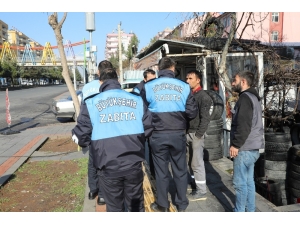 Büyükşehir Belediyesi’nden Kaldırım İşgali Denetimi