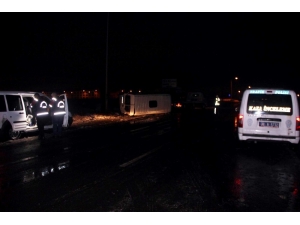 Kayseri’de İşçi Servisleri Çarpıştı: 17 Yaralı