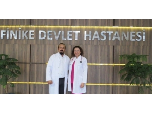 Finike Devlet Hastanesinde İlk Kez Peg Açıldı