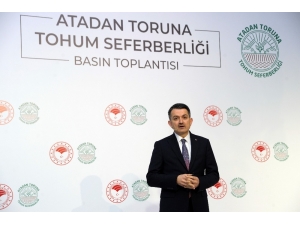 Bakan Pakdemirli: “Cumhuriyet Tarihinin En Kapsamlı Yerli Tohum Seferberliğini Başlatıyoruz”