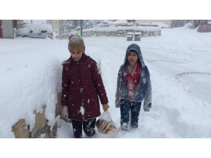 Darende’de Kar Hayatı Olumsuz Etkiliyor