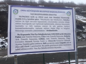 Ordu’da Çöpte ‘İkili Toplama Sistemi’