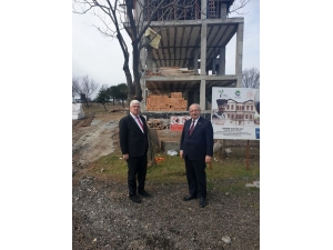 Ergene Atatürk Evi Yapım Çalışmaları Sürüyor