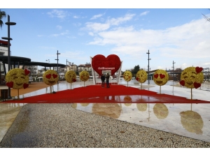 Manavgat’a 14 Şubat’ta Emojili Kalpli Çekim Noktası