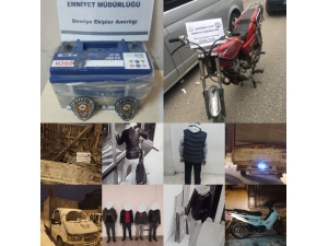 Hırsızlık Ve Yağma Şüphelisi 21 Şüpheli Yakalandı