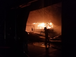 Akyurt’ta Fabrika Yangını