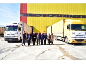 Manisalıların Deprem Yardımları Elazığ’a Gönderildi