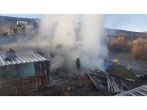 Karaman’da Ev Yangını Korkuttu