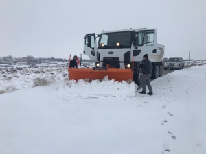 Cizre’de Kar Nedeni İle Kapanan Köy Yolları Ulaşıma Açılıyor