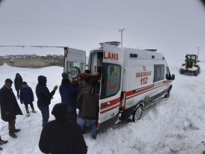 Çaldıran Belediyesinden Yol Açma Ve Mahsur Kalanları Kurtarma Çalışması