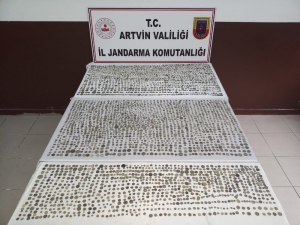 Artvin’de 4 Bin 45 Sikke Ele Geçirildi