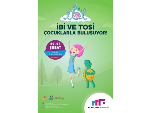 Trt Çocuk’un Eğlenceli Kahramanları İbi Ve Tosi, Forum Kayseri’de Hayranlarıyla Buluşuyor