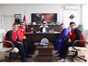 Türkiye Üçüncülerinden İl Müdürüne Ziyaret