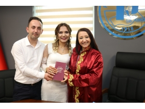 Başkan Tekin 3 Çiftin Nikahını Kıydı