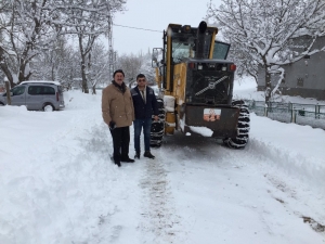 Gürün’de Karla Mücadele Çalışmaları Aralıksız Sürdürülüyor