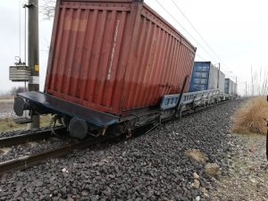 Kahramanmaraş’ta Tren Vagonu Raydan Çıktı