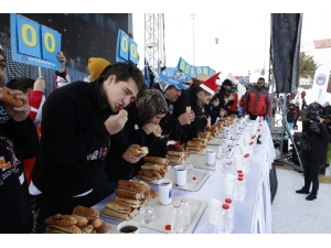 Erciyes’te Sucuk Yeme Yarışması
