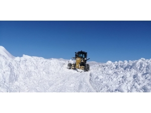 Çaldıran’da Kar Kalınlığı 1,5 Metreyi Geçti