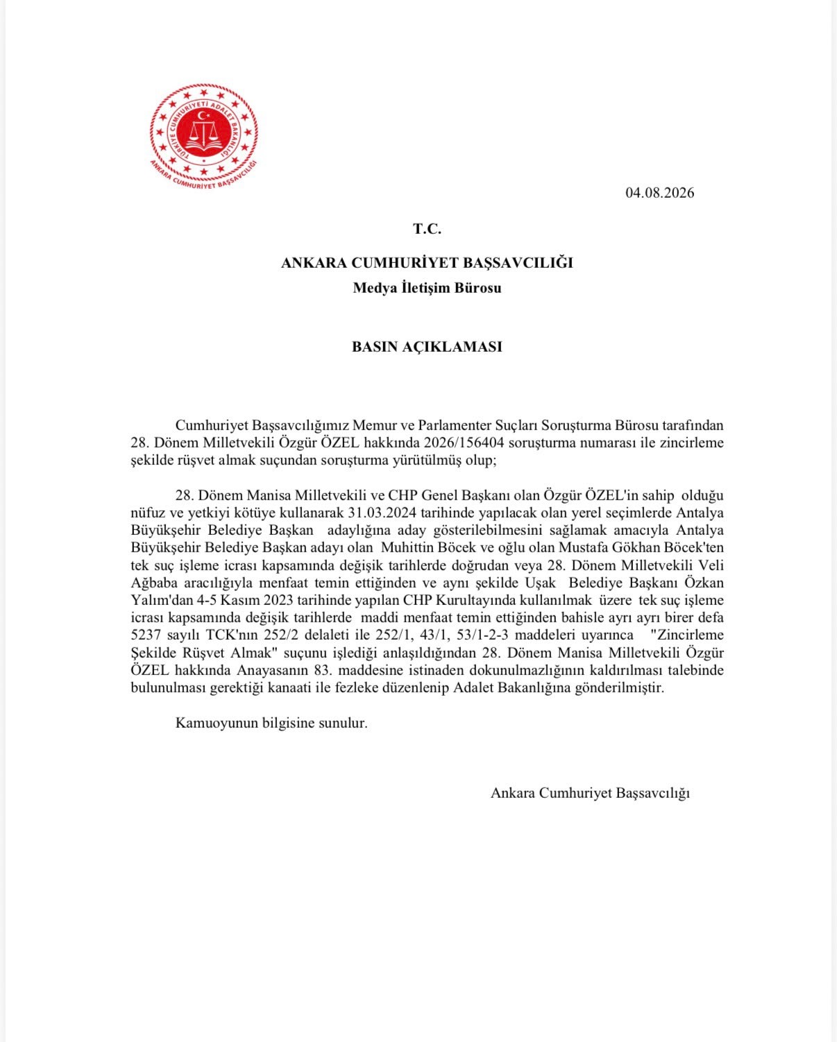 ozgur-ozel-in-dokunulmazliginin-kaldirilmasi-icin-hazirlanan-fezleke-adalet-bakanligina-gonderildi