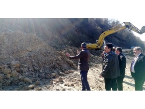 5 Köyde Heyelan Meydana Geldi