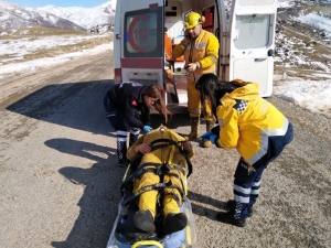 Demir Madeninde Göçük: 1 Yaralı