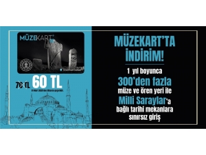Müzekart 1 Mart’tan İtibaren 60 Tl