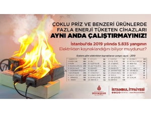 İstanbul’da 5 Bin 835 Yangın Elektrikten Kaynaklandı