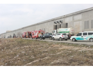 Adıyaman’da Korkutan Fabrika Yangını