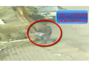 Akü Hırsızı Yakalandı