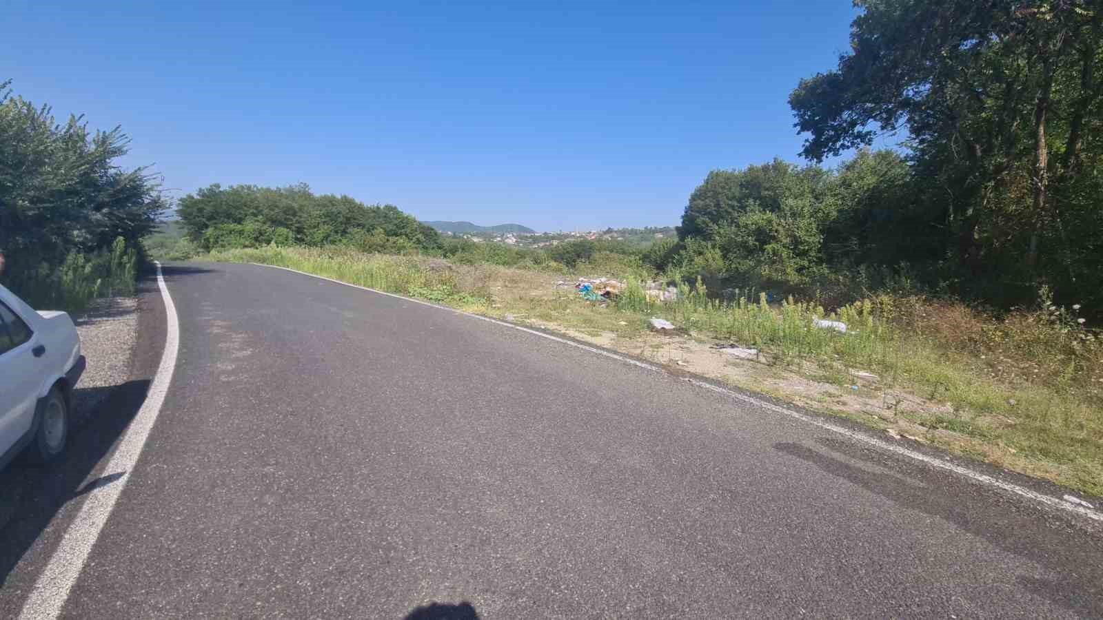 zonguldak-ta-ormanlik-alana-atilan-cam-siseler-yangin-riski-olusturdu