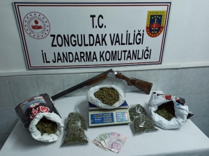 Zonguldak’ta 5 Kilogram Esrar Ele Geçirildi