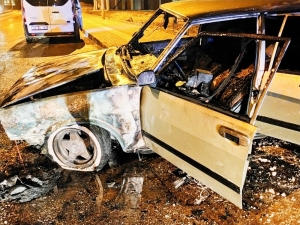 Seyir Halindeki Otomobil Yandı