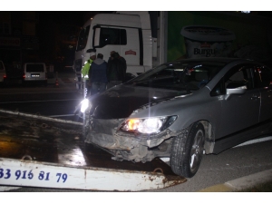 Alkollü Sürücü Tıra Arkadan Çarptı