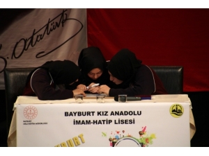 Bayburt Konulu Bilgi Yarışması Kıran Kırana Geçti