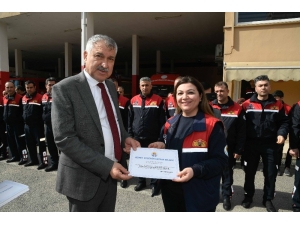 Karalar’dan, İtfaiye Personeline Sertifika