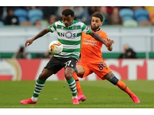 Uefa Avrupa Ligi: Sporting Lizbon: 2 - Medipol Başakşehir: 0 (İlk Yarı)