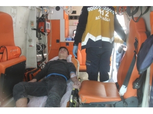 Damdan Düşen Çocuğun Ayağı Kırıldı