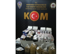 Balıkesir’de Kaçak Tütün Operasyonu