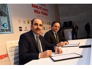 Konyaray Banliyö Hattı İmza Töreni Yapıldı