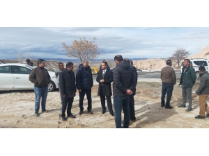 Vali Aktaş, Uçhisar’da Cevizli Projesini İnceledi