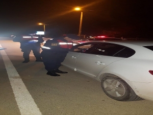 Jandarmadan Sürücülere Alkol Denetimi