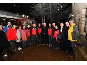 Göller Ekspresi’ne Yolcuları Vali Seymenoğlu Uğurladı