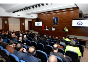 Mersin’de Otobüs Kazalarının Önlenmesine Yönelik Toplantı